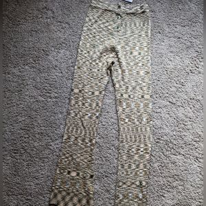 Ultra high waisted flare stretch pants